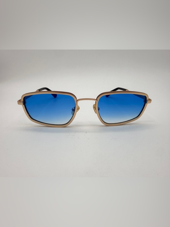 Bust Out Accessories - NWOT Bust Out Jimmy II Oro Gold Blue Gradient Sunglasses Made in Italy